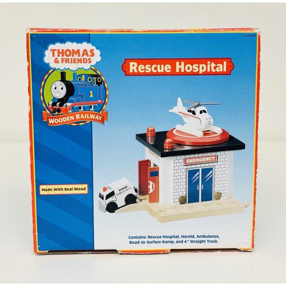 Rescue Hospital Thomas & Friends Wooden Railway LC99349 LN Complete w/ Box - Picture 14 of 15